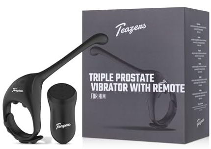 Teazers Dreifacher Prostata-Vibrator mit Fernbedienung