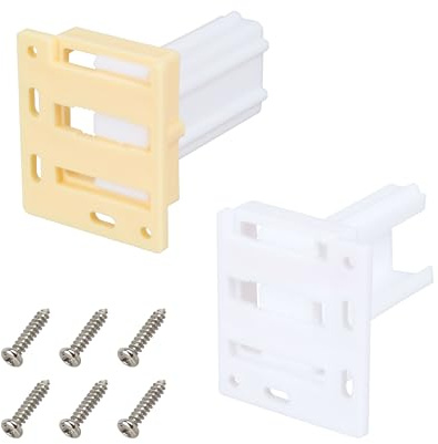 Drawer Slide Socket Set Cabinet Hardware RV Drawer Parts for 1 Drawer Slide, 1 Set (¾” Slide Rail Groove)