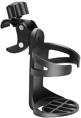 UTHCLO Portavasos para Silla de Ruedas y Andador Ligero de Pp que Previene Derrames, Soporte Multifuncional para Latas y Botellas en Cochecito o Scooter