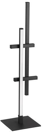Eglo LED Table lamp Trepiliano, Bedside Light Rod Shape | designer fixture for windowsill, black metal, warm white, H 47 cm
