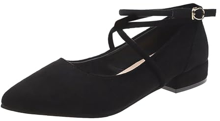 Dasongff Ballerines Femme Petit Talon Escarpins Sexy Bout Pointu Ballet Plat Tricot Chaussures Compensées Confortables Chaussures Orthopédiques Femme Confort Chic Chaussons Ballerines