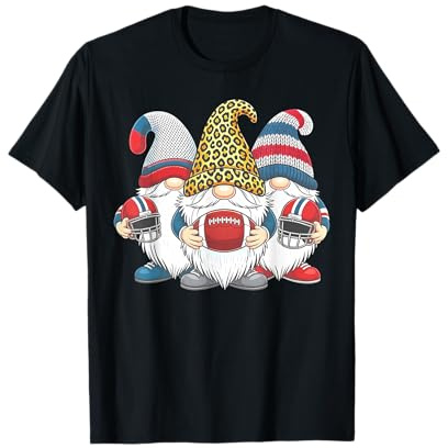 Gnomes de Football américain léopard pour Hommes, Femmes, Enfants T-Shirt
