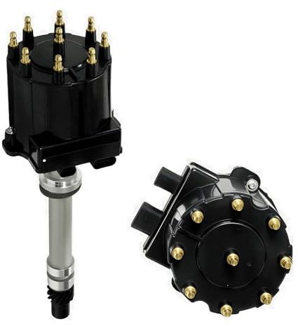 Igniton Distributor for Chevy GMC Truck Small Block Big Block 1500 2500 3500 5.0 305 5.7 350 427 TBI EFI LG4 LB9 wiht Black Cap Distributor