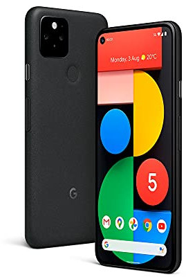 SIM Free Google Pixel 5 128GB 5G Mobile Phone - Just Black, The ultimate 5G Google phone