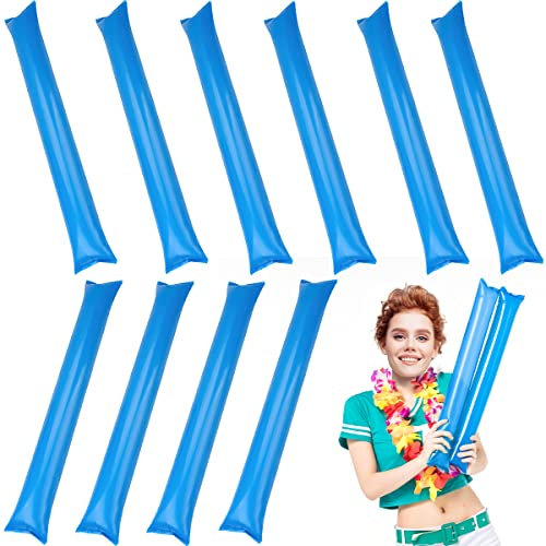 RosyFate 5 Paare Bam Bam Inflatable Stick Set, Aufblasbare Jubelstöcke, Aufblasbare Thunder Sticks, Jubelstock, Fußball/Musik/Geburtstagsfeier, Krachmacher Spiel Beifall Luftballons