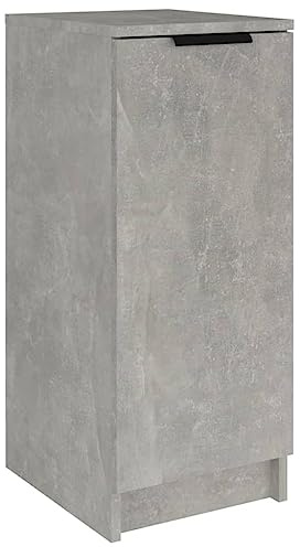 vidaXL Zapatero Madera contrachapada Gris hormigón 30x35x70 cm