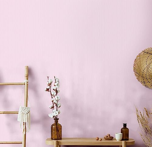 marburg Tapete Rosa Streifen Vliestapete für Wohnzimmer oder Schlafzimmer Made in Germany 10,05 x 0,75 m