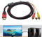 DONOONIS RCA HDMI, Hdmi To Rca 1080p 1,5 Metri, Cavo HDMI RCA Audio Video Con Connettori Placcati Oro Ad Alta Definizione Maschio M/M Adattatore Per Hdtv Dvd