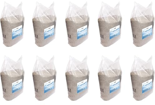 Pajoma® Arena de cuarzo 10 x 25 kg para filtro de piscina y filtro de arena, grano de 0,4 – 0,8 mm, alta pureza, arena para acuarios y construcción, bordes redondeados, uso versátil