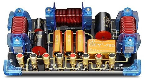 Diheohg Frekvensdelare 1 800 W 2-vägs högtalare crossover 12 15 scenprestanda högeffektiv frekvensdelare