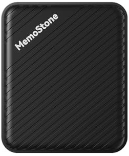 KingSpec MemoStone 2TB External Magnetic USB-C SSD - Portable SSD Hard Drive Up to 520MB/s, USB 3.1 Gen2 - Compatible with iPhone 15/16, PC, Laptop, Tablet