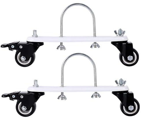 Rueda giratoria para radiador llena de aceite, 2 uds., ruedas giratorias de 360 ​​° para calentador eléctrico, gancho en forma de U, acero al carbono Cas