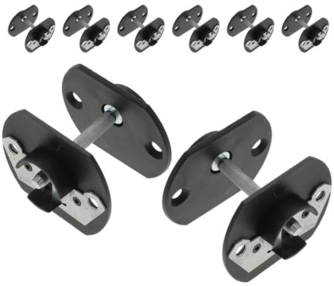 CLISPEED Set 8 Staffe Connettori per Divano Componibile in Metallo Perno di Collegamento, Ferramenta di Giunzione Stabile per Mobili Modulari, Accessori per Fissare Divani Letto e