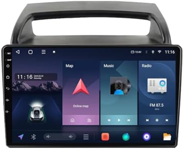 Touchscreen Car Radio for Kia Carnival VQ 2006-2014 Car Audio Receivers, Hd Display, Portable Live Navigation, Music Video Player, Bluetooth Fm Radio, 4 Core 2G+32G