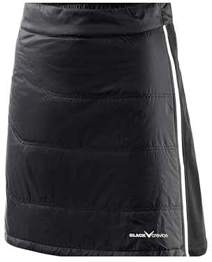 Black Crevice Damen Skirock, schwarz, Gr. 36