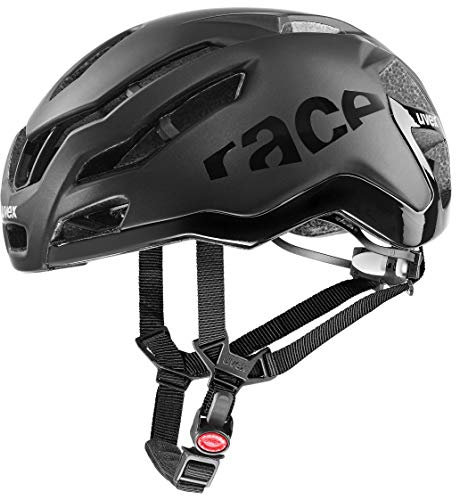 uvex race 9 - extrem leichter Performance-Helm für Damen und Herren - aerodynamisch optimierte Belüftung - optimierte Belüftung - all black matt - 53-57 cm