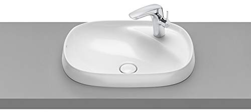 Roca,Beyond,Lavabo de FINECERAMIC® de encimera,Blanco,585mm x 450mm x 120mm,A3270B6000