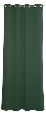 ESPRIT Ösen Vorhang grün Blickdicht • Gardinen Vorhang 140 x 250 cm • Ösenschal Harp • 100% Polyester