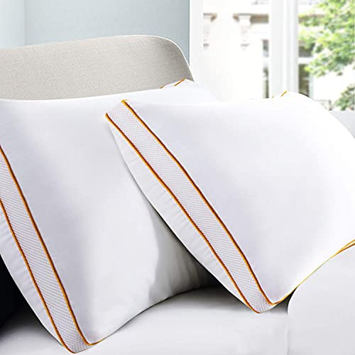 Maxzzz Kopfkissen, 50 x 70 cm, 2 Stück, Anti-Milben, Anti-Schwitzen, hypoallergen, weiches Kissen, 100% Polyesterfaser, atmungsaktiv, Komfort und effektive Unterstützung