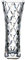 Kwlyon Vase à Fleurs incassable décoratif Brillant comme du Verre, Vase Moderne Plus Solide Que Les vases en Plastique et en Acrylique, Cadeau de 20,3 cm de Haut (Transparent, Large A)