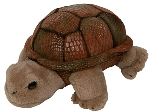Teopet Schildkröte-Kuscheltier Emma 18 cm groß – Flauschige Plüsch Landschildkröte – sehr weich - Realistisches Plüschtier aus nachhaltigen Materialien – Stofftier Geschenk für Babys, Kinder