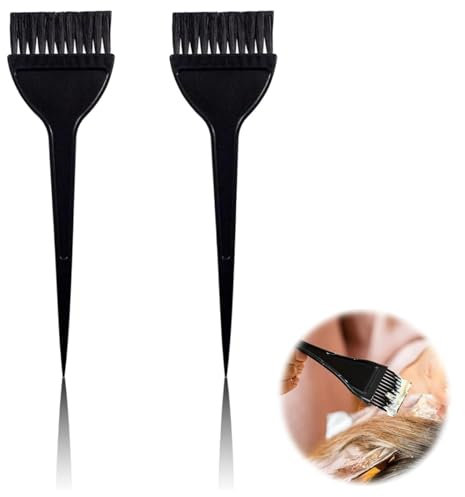 2 Pcs Hair Dye Set - Double-Headed Stainless Steel Tools for Dyeing, Bleaching and Styling (Salon and Home Use)