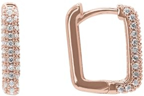 Heideman Ohrringe Damen Roségold Edelstahl mit Zirkonia weiß | Geschenkidee zum Valentinstag oder Jahrestag, festlich glänzend und elegant, hautfreundlich sowie nickelfrei