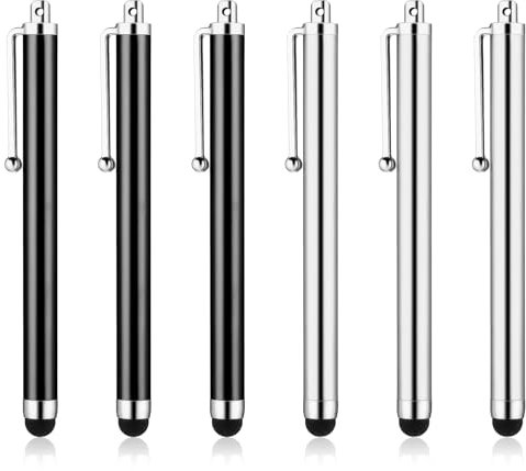 Andibro Stylus Pens für Touchscreens,6 Pcs Universelle Stylus Stift Hochempfindlicher Eingabestifte Handy Stifte Tablet Stift für Smartphones Tablet Kompatibel (C)