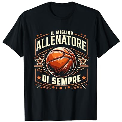 Il Miglior Allenatore Pallacanestro Regalo Allenatore Basket Maglietta