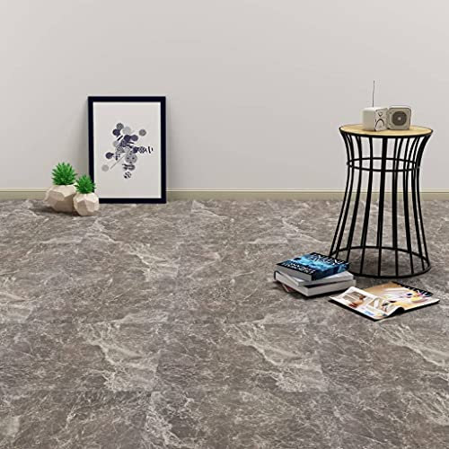 Baumaterialien, Bodenbelag & Teppich Selbstklebend PVC Bodenbelag Dielen 5,11m² Schwarzer Marmor