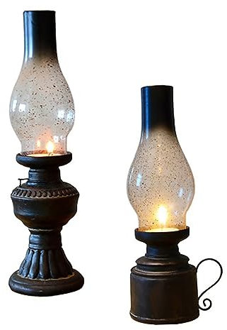 Ciieeo Vintage Petroleumflasche Lampe Retro Öllampe Modell Home Decor Party Mittelpunkt