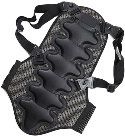JTQYFI Protector de espalda unisex para adultos, adolescentes, esquí, snowboard, patinaje, motociclismo, deportes al aire libre