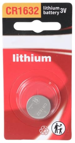 ZYHARUKO Pile bouton CR1632 en métal 3 V au lithium pour jouet, télécommandes, appareils électroniques