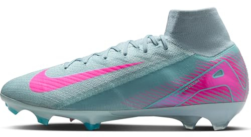 NIKE Scarpe da Calcio Mercurial Superfly 10 Elite High-Top-fußballschuh per Scarpe da Calcio Normali, Ocean Cube Pink Blast, 42 EU