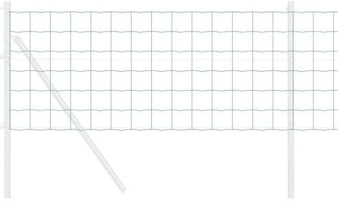 vidaXL Eurozaun 0,6 x 50 m PVC-beschichtetes Eisen Grün | Hält lange und ist super für draußen geeignet, Passt perfekt in verschiedene Außenbereiche, Modernes Design,