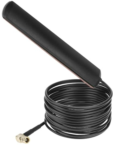 QWORK® Auto FM AM Radio Antenne, DAB DAB+ Auto Radio Antenne mit SMB Anschluss und 3 Meter Kabel