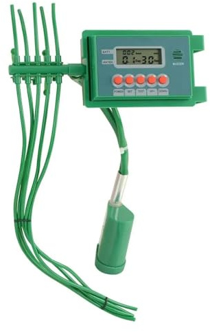 YVAAASIYC Kit de riego por Goteo con Bomba automática for jardín, Sistema Controlador Temporizador Agua Inteligente for bonsáis y Plantas, n.° 22018A(Watering Kits)