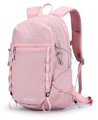 Waniki 25L Wanderrucksack Damen Herren Reiserucksack Wasserdicht Rucksack | Leicht Tagesrucksack mit Brustgurt und 3D Air Mesh Rückenbelüftung für Wandern Radfahren Klettern Camping Sport Reis