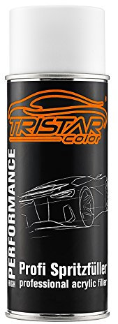 TRISTARcolor Füller Spritzfüller Haftgrund Grundierung Spritzspachtel für Autolack weiß Spraydose 400 ml