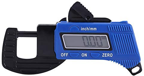 Digital Thickness Gauges, Meter Tester Micrometer Range Caliper Meter Width Measure Tools Digital Display 0-12mm