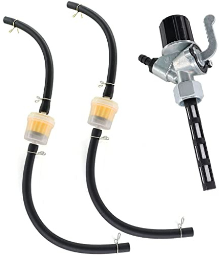 HURI Benzinhahn M16x1 & Benzinfilter Benzinschlauch für Simson S50 S51 S70 S53 S83 SR1 SR2 SR2E SR4-1 SR4-2 SR4-3 SR4-4