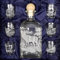 GTK - Geweihe & Trophäen KRUMHOLZ Juego de 7 vasos de chupito con decoración de caza en caja de regalo
