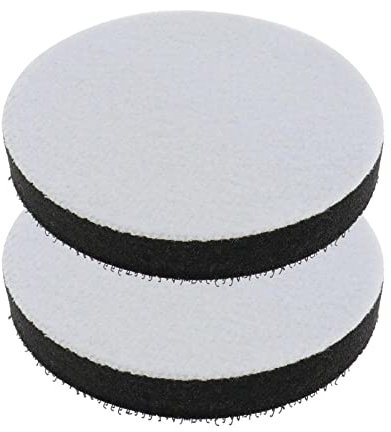 ECSiNG 2pcs 3 pulgadas Lijado Suave Pad Buffer Esponja Interfaz Respaldo de espuma Cojines Almohadillas de respaldo de gancho y bucle para pulidora de pulido de 3 pulgadas