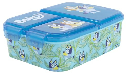 Stor Bluey Children's Multi-Compartment Lunch Box with 3 Compartments