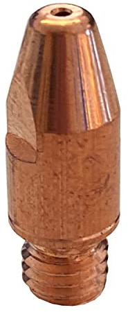 Original MERKLE Kontaktdüse für MIG/MAG-Schweißbrenner SB/SBT 307/351 G - 322/502/503/504 W | 0,8-2,0 mm ø | Cu-Cr-Zr | Roboter-Qualität | längere Standzeit (0,8 mm ø | 10 St.)