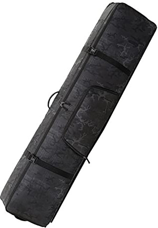 Multifunktionale, wasserdichte, vollständig gepolsterte Skitasche, verschleißfeste Einzel-Snowboardradtasche aus Oxford-Stoff, platzsparend, für Flug- und Straßenfahrten,