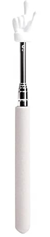 Zeigestab Ausziehbar, Teleskopzeigestab Versenkbare Klassenzimmer Whiteboard Tafel Zeiger, Ausziehbare Hand Zeiger Finger Zeigestock, Einziehbar Klassenzimmer Zeiger Für Grundschule Kindergarten