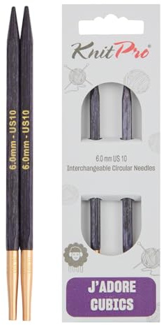 KnitPro J’adore Cubics Austauschbare Nadelspitzen 5 (13cm) | 6mm