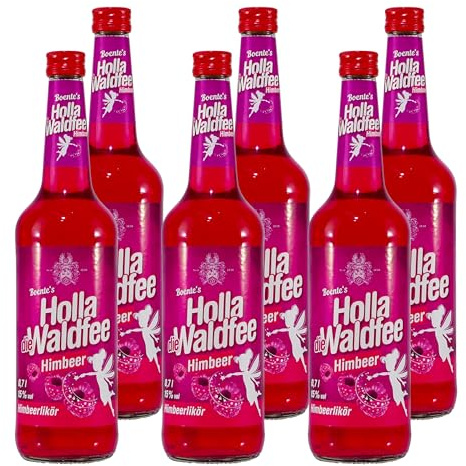 Boente Holla die Waldfee Himbeerlikör (6 x 0,7L)