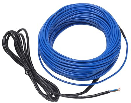 Topyond Heizkabel 20 m für Frostschutz im Winter, 300 W, schnelle Erwärmung, wasserdichtes IP68-Heizband für Wohnmobile, Garagen, Gärten und mehr